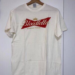 Men's White and Cream T-shirt